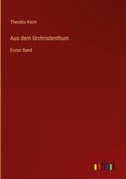 Cover von Aus dem Urchristenthum
