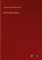Cover von Des Pindaros Werke