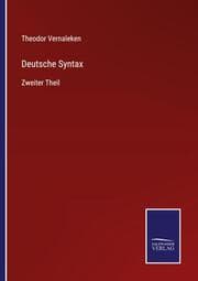Cover von Deutsche Syntax