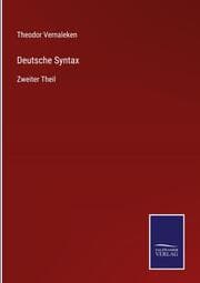 Cover von Deutsche Syntax