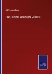 Cover von Paul Flemings Lateinische Gedichte