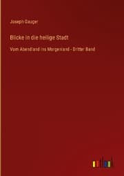 Cover von Blicke in die heilige Stadt