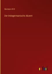 Cover von Der Indogermanische Akzent