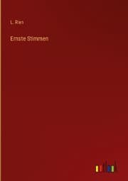 Cover von Ernste Stimmen