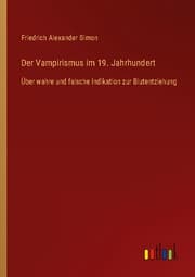 Cover von Der Vampirismus im 19. Jahrhundert
