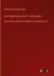 Cover von Der Vampirismus im 19. Jahrhundert