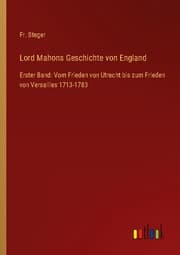 Cover von Lord Mahons Geschichte von England