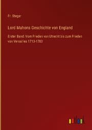 Cover von Lord Mahons Geschichte von England