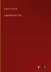 Cover von Legenden der Zeit