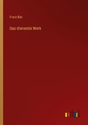 Cover von Das dienende Werk