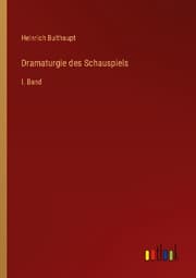 Cover von Dramaturgie des Schauspiels