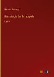 Cover von Dramaturgie des Schauspiels