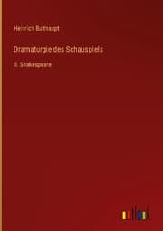 Cover von Dramaturgie des Schauspiels