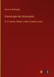 Cover von Dramaturgie des Schauspiels