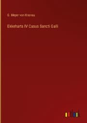 Cover von Ekkeharts IV Casus Sancti Galli