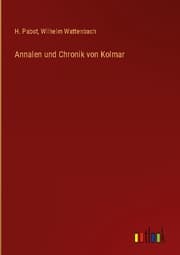 Cover von Annalen und Chronik von Kolmar