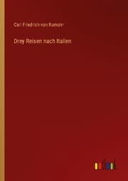 Cover von Drey Reisen nach Italien