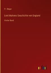 Cover von Lord Mahons Geschichte von England