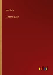 Cover von Liebesstücke