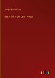 Cover von Der Infinitiv bei Corn. Nepos