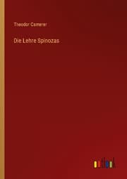 Cover von Die Lehre Spinozas
