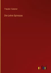 Cover von Die Lehre Spinozas