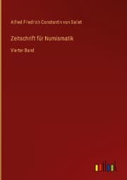 Cover von Zeitschrift für Numismatik