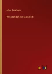 Cover von Philosophisches Staatsrecht