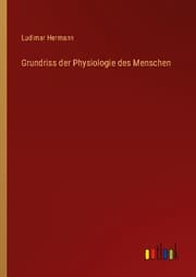 Cover von Grundriss der Physiologie des Menschen