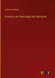 Cover von Grundriss der Physiologie des Menschen