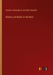 Cover von Küche und Keller in Alt-Rom