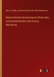 Cover von Beschreibende Darstellung der älteren Bau- und Kunstdenkmäler des Kreises Merseburg