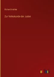 Cover von Zur Volkskunde der Juden