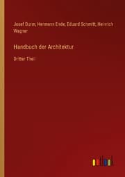 Cover von Handbuch der Architektur