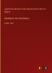 Cover von Handbuch der Architektur