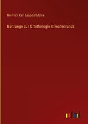 Cover von Beitraege zur Ornithologie Griechenlands