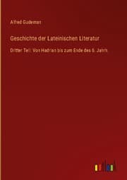 Cover von Geschichte der Lateinischen Literatur
