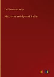 Cover von Historische Vorträge und Studien