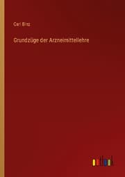 Cover von Grundzüge der Arzneimittellehre