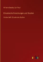 Cover von Etruskische Forschungen und Studien
