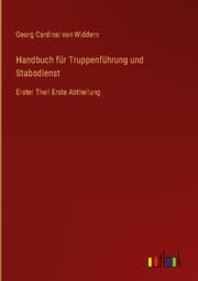 Cover von Handbuch für Truppenführung und Stabsdienst