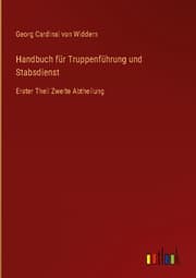 Cover von Handbuch für Truppenführung und Stabsdienst