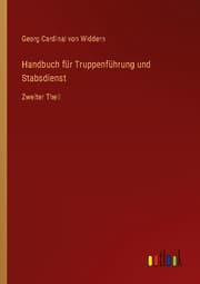 Cover von Handbuch für Truppenführung und Stabsdienst