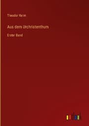 Cover von Aus dem Urchristenthum