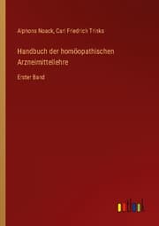 Cover von Handbuch der homöopathischen Arzneimittellehre
