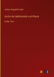 Cover von Archiv der Mathematik und Physik
