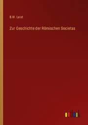 Cover von Zur Geschichte der Römischen Societas