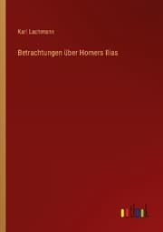 Cover von Betrachtungen über Homers Ilias