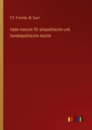 Cover von Vade mecum für allopathische und homöopathische Aerzte