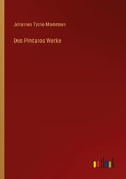 Cover von Des Pindaros Werke